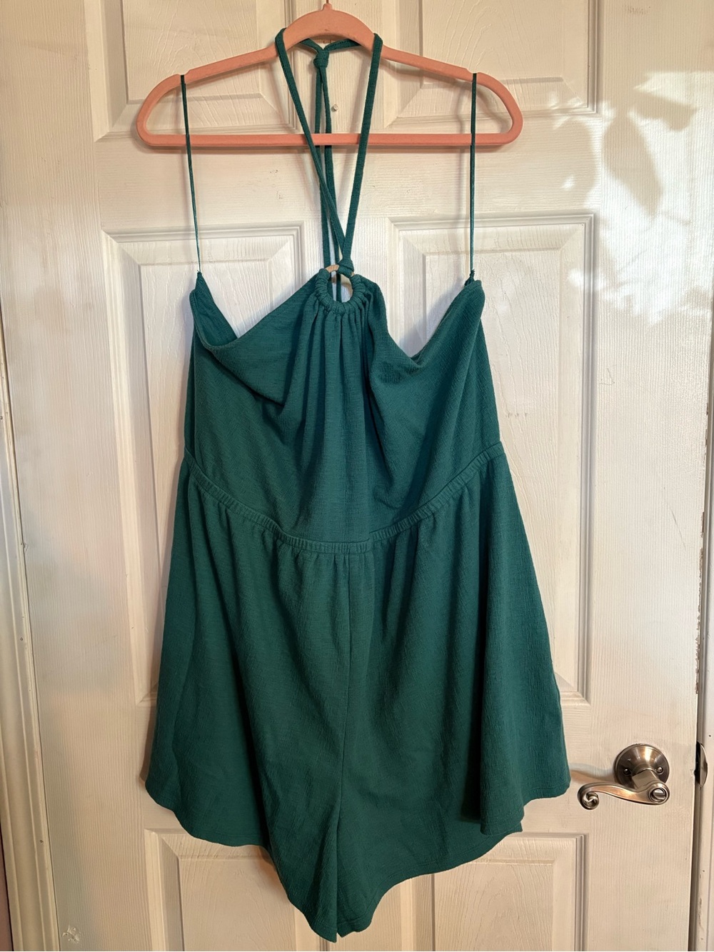 Old Navy Teal Halter Romper